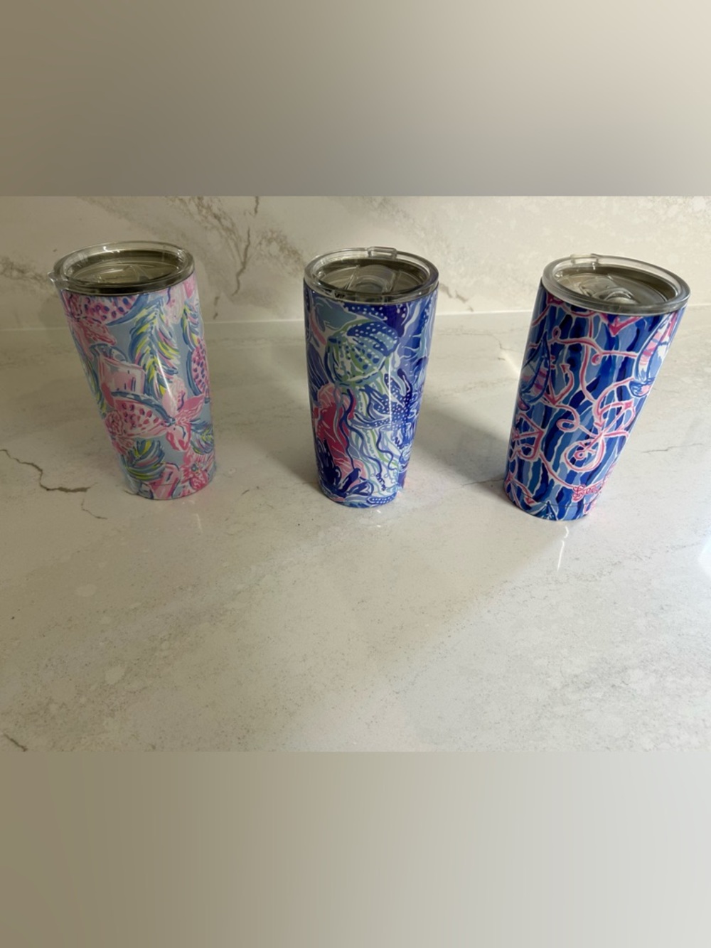 Set of 3! Lilly Pulitzer insulated tumbler cups